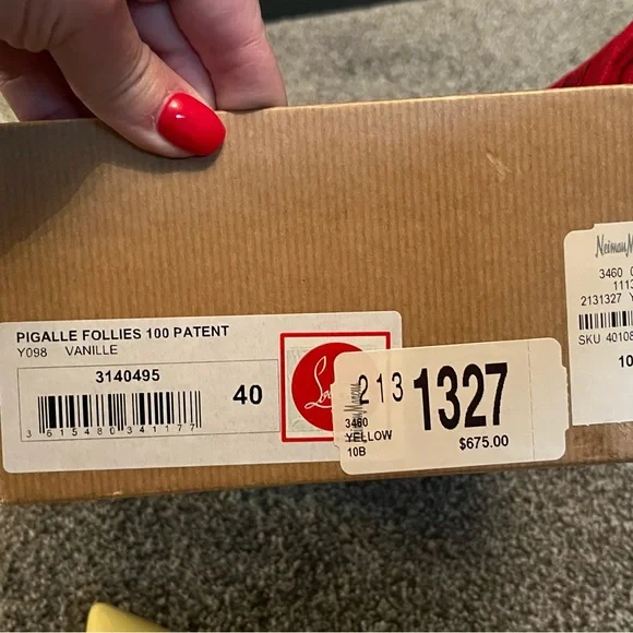 Christian Louboutin 100 mm heels great condition size 40 - Picture 12 of 12